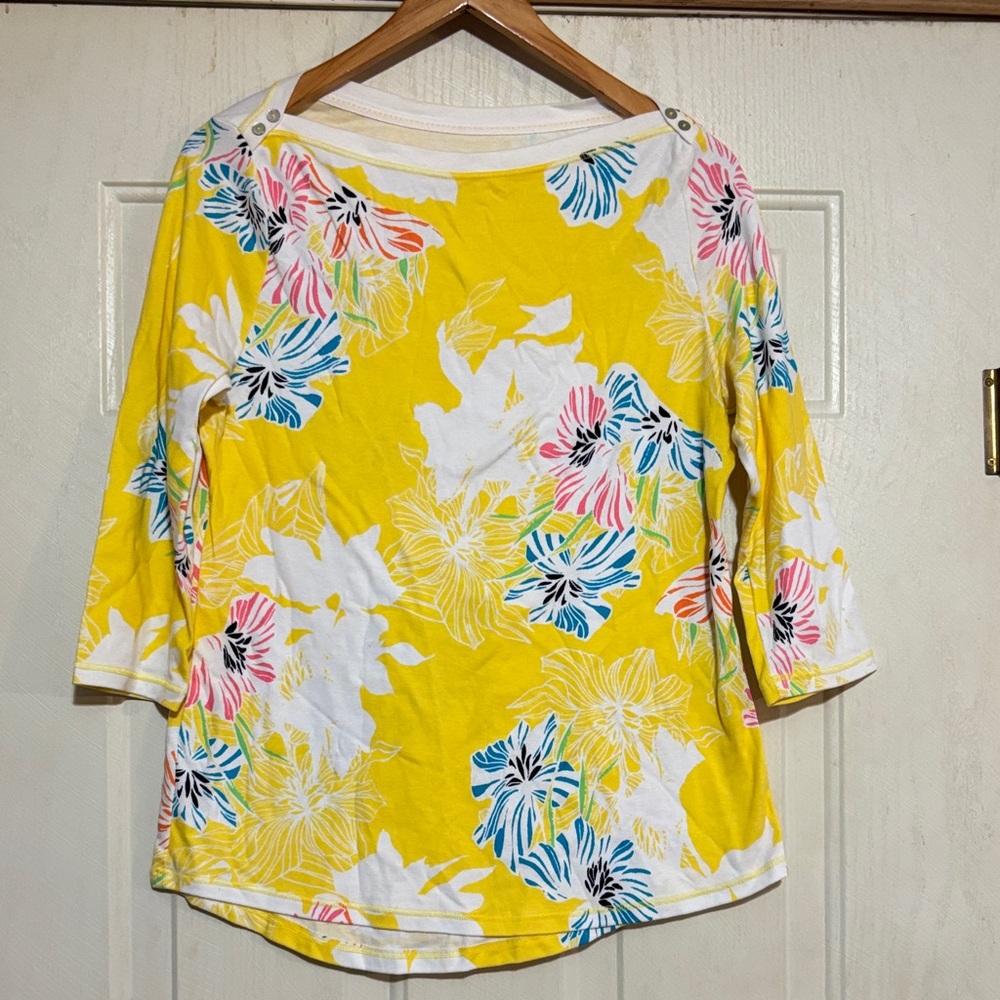Westbound Yellow Floral Women's Blouse